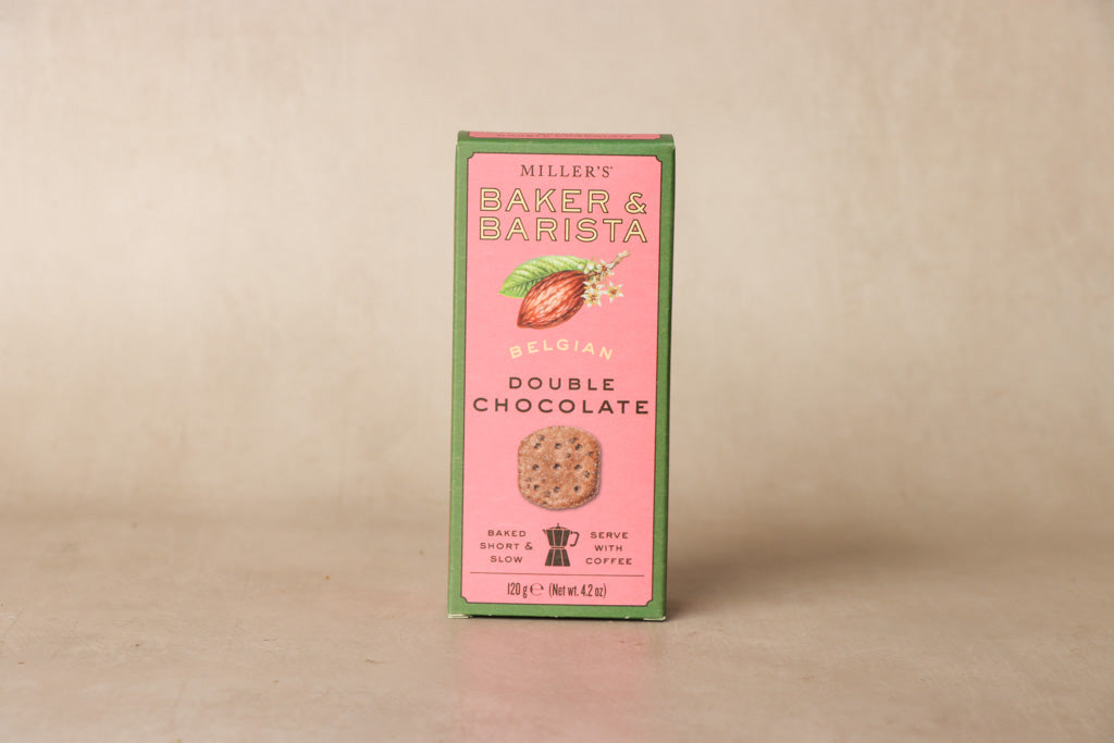 Miller’s Baker & Barista - Belgian Double Chocolate Biscuits - 120g